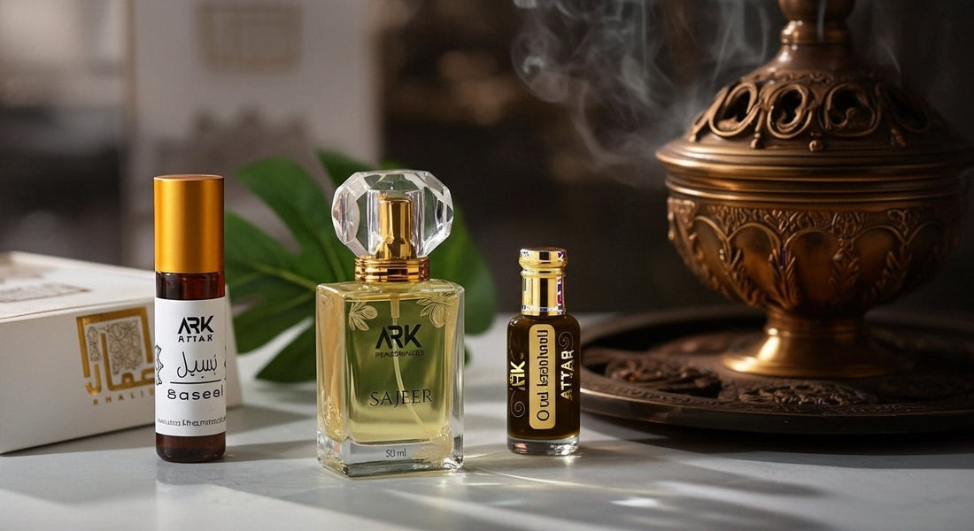 Experience the finest pure Oud, royal agarwood, warm woody, and spicy attar fragrances for men. Luxurious, rich, and deeply captivating scents for every occasion.