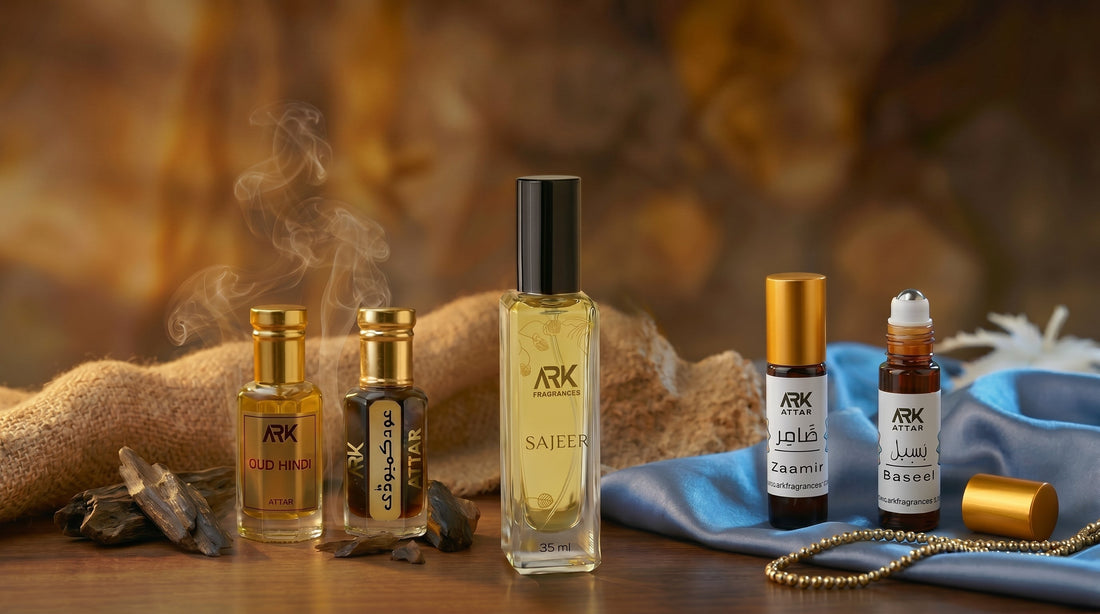 Discover the top 5 best long-lasting, 100% alcohol-free premium attars for Pakistan's extreme summer and winter weather by ARK Fragrances Karachi.