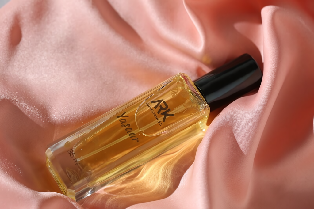 Buy Yasaar 35ml travel-size perfume by ARK Fragrances best price in Pakistan. This compact long-lasting Eau de Parfum is perfect for carrying in handbags and for on-the-go freshness in Karachi, Lahore, and Islamabad. Features sweet floral notes of Raspberry and Honey. Ideal for busy professional women looking for high-quality branded scents in Pakistan. Fast nationwide shipping available.