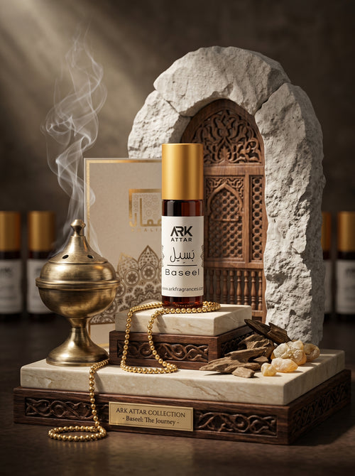 Buy Baseel premium attar from the exclusive ARK Fragrances collection. Experience the best long-lasting, 100% alcohol-free luxury perfume and authentic oriental scents for men. Shop pure premium oud online in Karachi, Lahore, and across Pakistan.