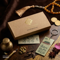 Buy the ultimate aesthetic gift box for him in Pakistan. Featuring a stunning Zaid Muaaz calligraphy keychain and a rich, long-lasting luxury attar by ARK Fragrances. The best online perfume shopping experience for premium corporate gifts and signature scents. Experience unmatched quality and longevity that stands out against popular brands like J. and Scents n Stories. Perfect fragrance gift for the modern Pakistani gentleman.
